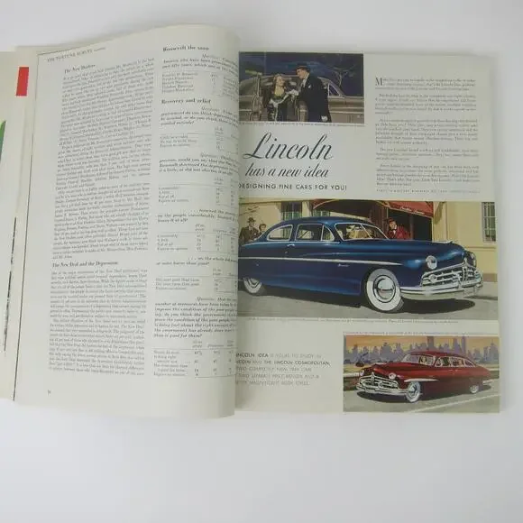 Vintage FORTUNE Magazine November 1948 Oldsmobile, Packard, Lincoln, Zippo Ads - Picture 10 of 16